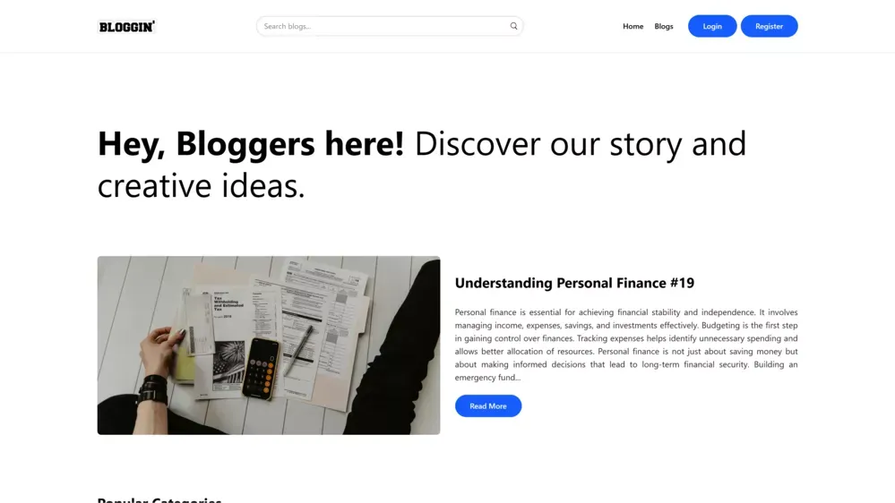 Bloggin'